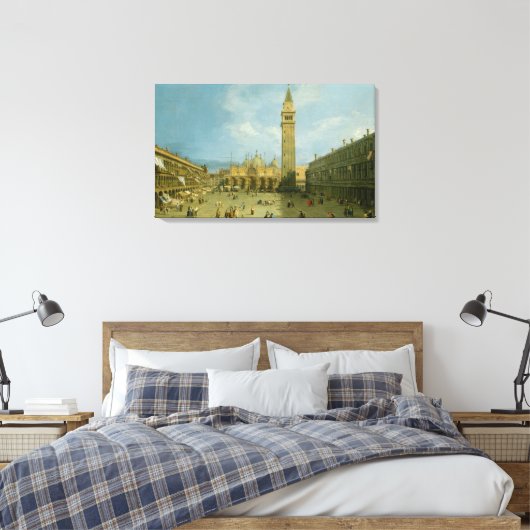 Canaletto | Piazza San Marco Canvas Afdruk (Insitu (Slaapkamer))