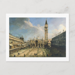 Canaletto Piazza San Marco Fine  Briefkaart