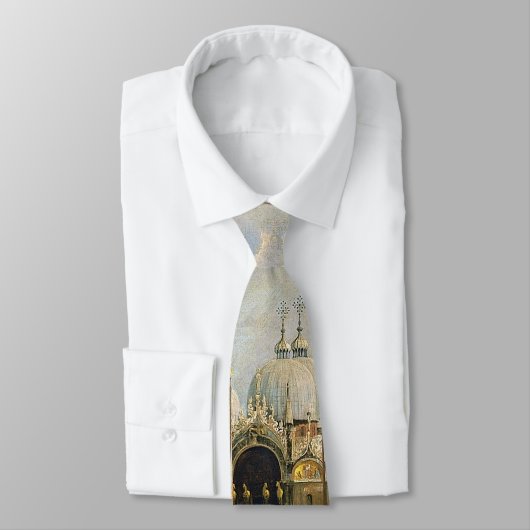 Canaletto Piazza San Marco Fine  Stropdas (Gebonden)