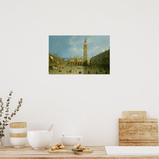 Canaletto | Piazza San Marco Poster (Keuken)