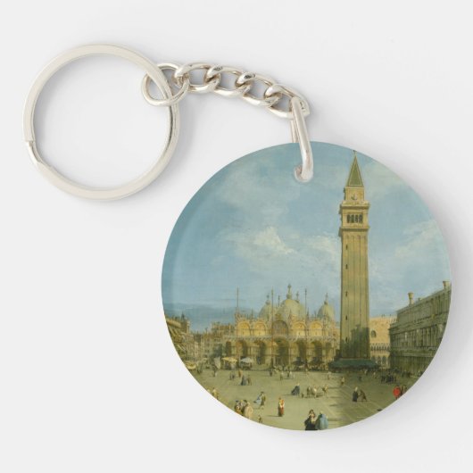 Canaletto | Piazza San Marco Sleutelhanger (Voorkant)