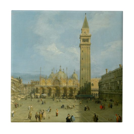Canaletto | Piazza San Marco Tegeltje (Voorkant)