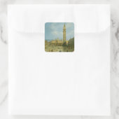 Canaletto | Piazza San Marco Vierkante Sticker (Tas)