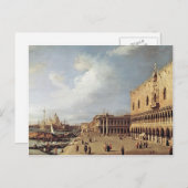 Canaletto- Uitzicht van het Ducal Palace Briefkaart (Voorkant / Achterkant)