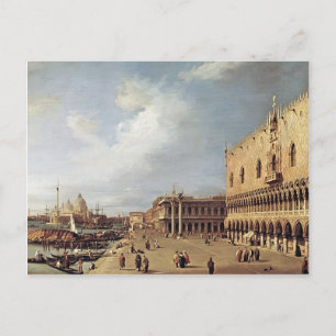 Canaletto- Uitzicht van het Ducal Palace Briefkaart