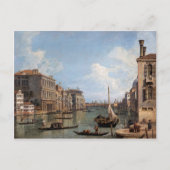 Canaletto Uitzicht van het Grote Kanaal Briefkaart (Voorkant)