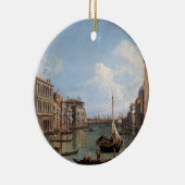 Canaletto Uitzicht van het Grote Kanaal Keramisch Ornament (Rechts)
