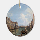 Canaletto Uitzicht van het Grote Kanaal Keramisch Ornament (Links)