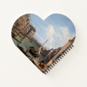 Canaletto Uitzicht van het Grote Kanaal Notitieboek (Achterkant)