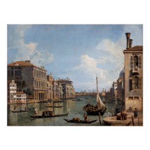Canaletto Uitzicht van het Grote Kanaal Perfect Poster