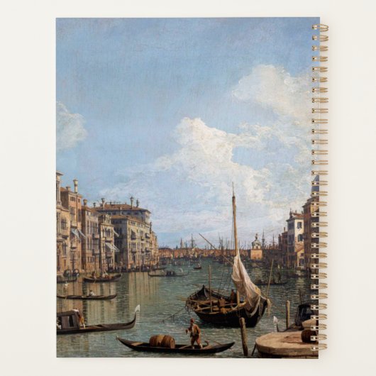 Canaletto Uitzicht van het Grote Kanaal Planner (Achterkant)