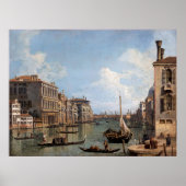 Canaletto Uitzicht van het Grote Kanaal Poster (Voorkant)