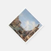 Canaletto Uitzicht van het Grote Kanaal Servet (Hoek)