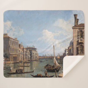 Canaletto Uitzicht van het Grote Kanaal Sherpa Deken