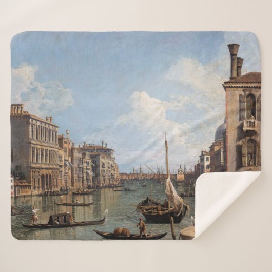 Canaletto Uitzicht van het Grote Kanaal Sherpa Deken (Voorkant (horizontaal))