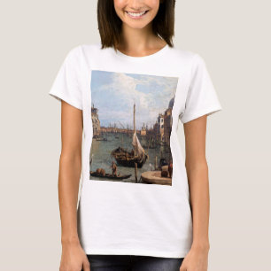 Canaletto Uitzicht van het Grote Kanaal T-shirt