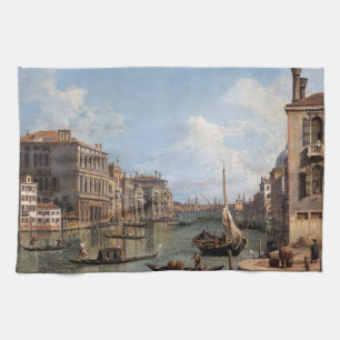 Canaletto Uitzicht van het Grote Kanaal Theedoek