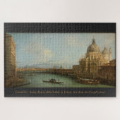 Canaletto - Venetië, Groot Kanaal - moeilijk Legpuzzel (Horizontaal)