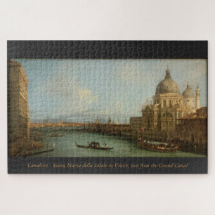 Canaletto - Venetië, Groot Kanaal - moeilijk Legpuzzel