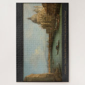 Canaletto - Venetië, Groot Kanaal - moeilijk Legpuzzel (Verticaal)