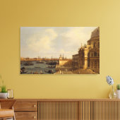Canaletto | Venetië: Santa Maria della Salute Canvas Afdruk (Insitu (Woonkamer))