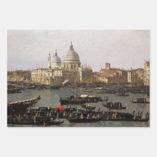 Canaletto Venice, de San Marco Basin Wrapping Pp Inpakpapier Vel (Voorkant)