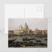 Canaletto Venice, het San Marco Basin Briefkaart (Voorkant / Achterkant)