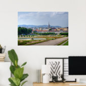 Canaletto's Uitzicht over Wenen, Oostenrijk Poster (Thuiskantoor)