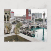 Canals Gondolas Bridges Las Vegas Briefkaart (Voorkant)