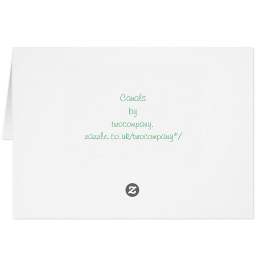 CANALS KAART (Achterkant Horizontaal)