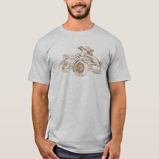 CanAm Spyder RSS 2010 T-shirt (Voorkant)