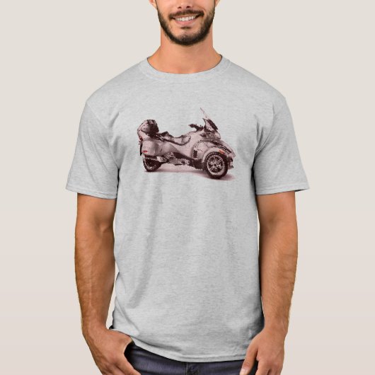 CanAm Spyder RT 2010 gekraakt T-shirt (Voorkant)