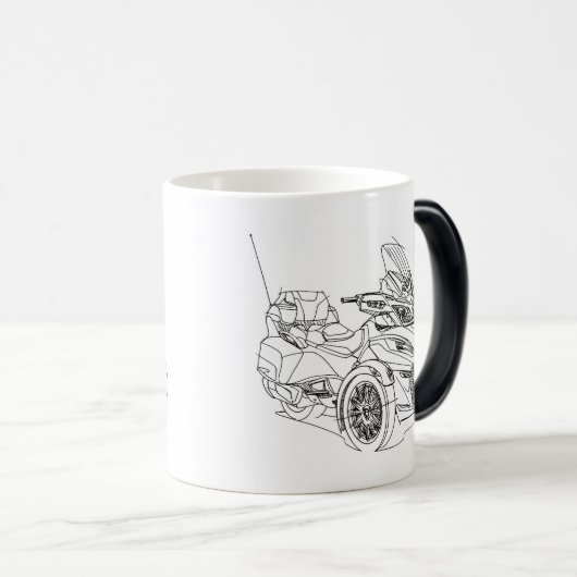 CanAm Spyder RT 2014 Magische Mok (Voorkant rechts)