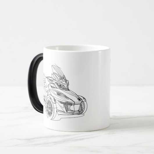 CanAm Spyder RT 2014 Magische Mok (Voorkant links)