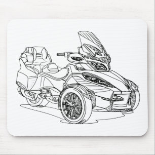 CanAm Spyder RTS 2013 Muismat
