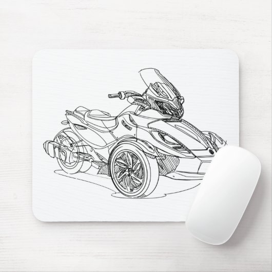 CanAm Spyder STS 2013 Muismat (Met muis)