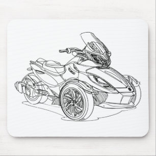 CanAm Spyder STS 2013 Muismat