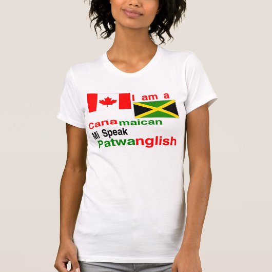 Canamaicaanse vrouwen t-shirts (Voorkant)