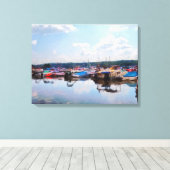 Canandaigua City Pier Canvas Afdruk (Insitu (Houten vloer))