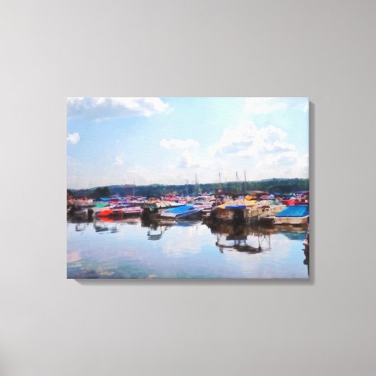 Canandaigua City Pier Canvas Afdruk (Voorkant)