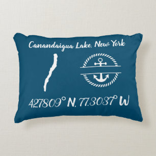 Canandaigua Lake Accent Pillow Kussen