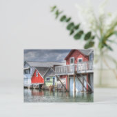Canandaigua Lake Boathouses Briefkaart (Staand voorkant)