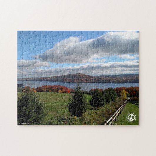 Canandaigua Lake in het najaar Legpuzzel (Horizontaal)