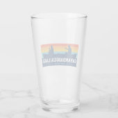 Canandaigua Lake New York Canoe Glas (Achterkant)