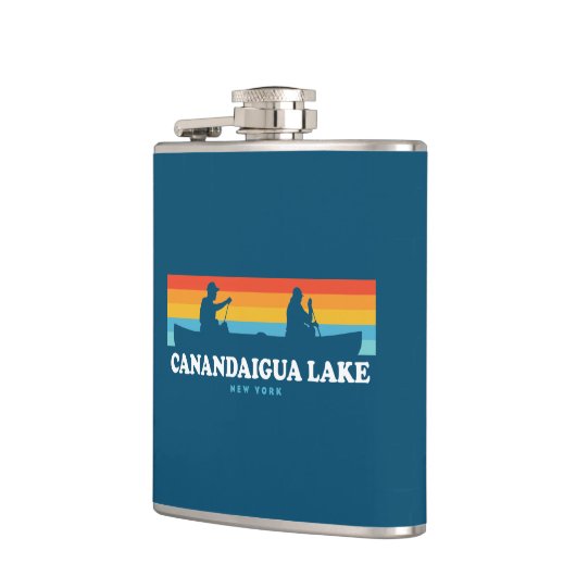 Canandaigua Lake New York Canoe Heupfles (Links)