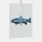 Canandaigua Lake New York Fish Glas Ornament (Voorkant Rechts)