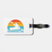 Canandaigua Lake New York Kayak Bagagelabel (Achterkant horizontaal)