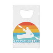 Canandaigua Lake New York Kayak Creditkaart Flessenopener (Voorkant)