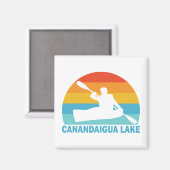 Canandaigua Lake New York Kayak Magneet (Voorkant / Achterkant)