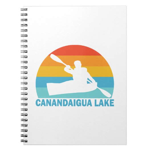 Canandaigua Lake New York Kayak Notitieboek (Voorkant)